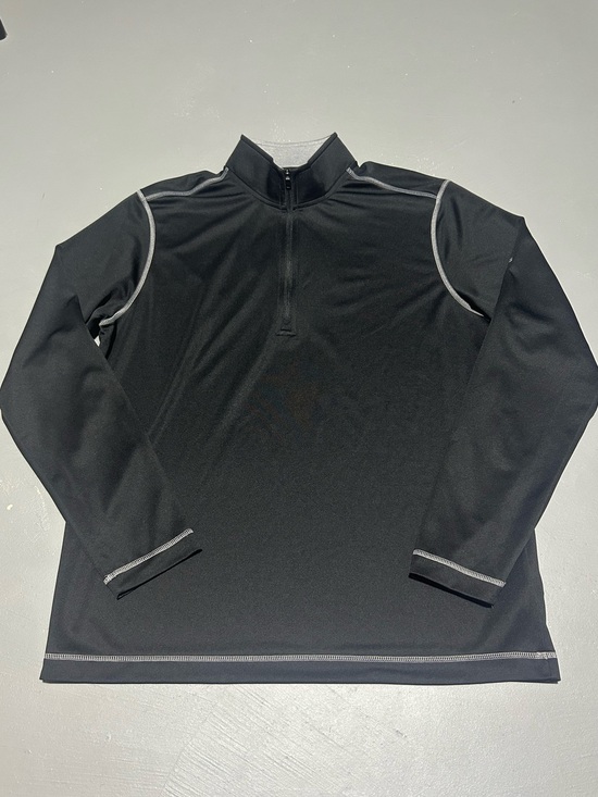 adidas Other - Adidas Black Long Sleeve Performance Quarter Zip Pullover (Men’s Size Large)